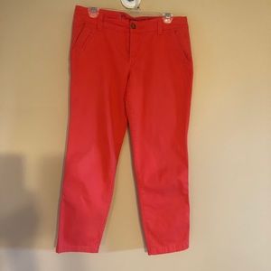 Coral Old Navy Ankle Chinos